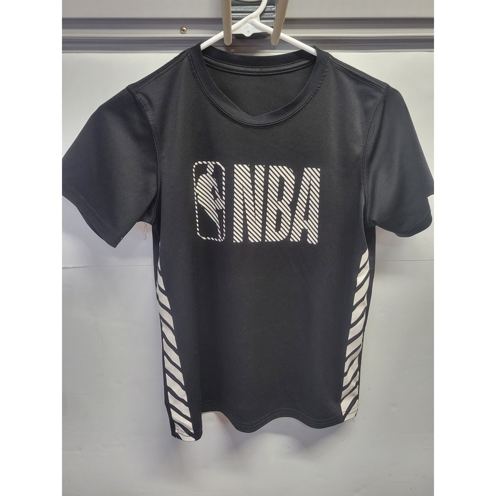 NBA youth Black Graphic‎ Performance Basketball T-Shirt Short Sleeve Crew Neck S